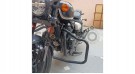 Fit For Royal Enfield Shotgun 650 Tapi Octa Large Engine Guard Black - SPAREZO